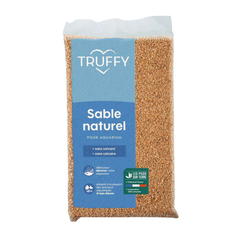 Sable naturel rivière pour aquarium 12kg