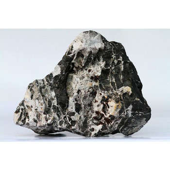 Pierre Leopard stone, pour aquarium: noir et gris