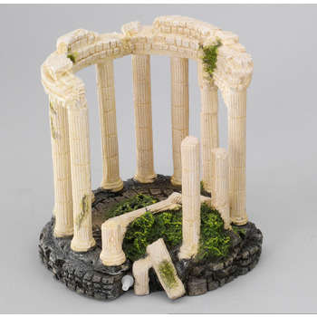 Décoration d'aquarium, Roman pavillon - L. 16,5xl.