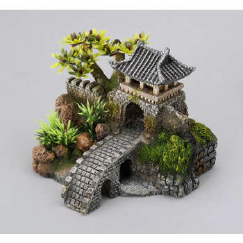 Décoration d'aquarium, Gate bridge - L15,7xl13,5xH