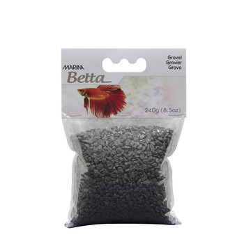 Sachet de gravier noir : aquarium Betta 240g