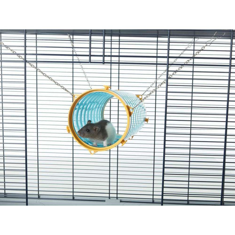 Giant play tube pour rongeurs bleu Ø11x31cm