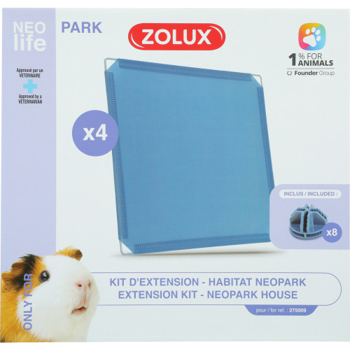 Kit d'extension plaque pour habitat Neopark Cochon