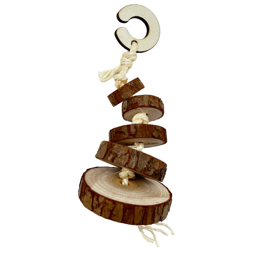 Jouet disques en bois à suspendre pour petits mamm