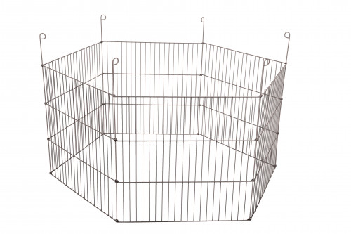 PARC METAL EXT HEXA 120 GRIS