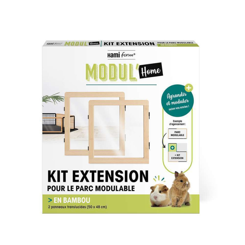 Kit extension en bambou pour parc modulable - Modu