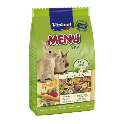 Menu complet pour l'alimentation principale des la