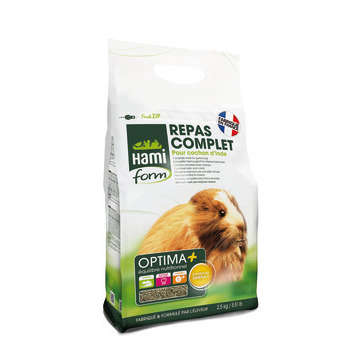 Aliment Optima+ pour cochon inde : 2,5kg