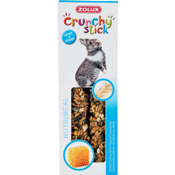 Baguette Crunchy Stick pour lapin : Avoine et Miel
