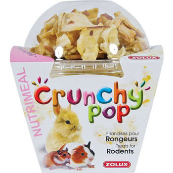 Pop corn et fruits secs Crunchy Pop pour rongeur :