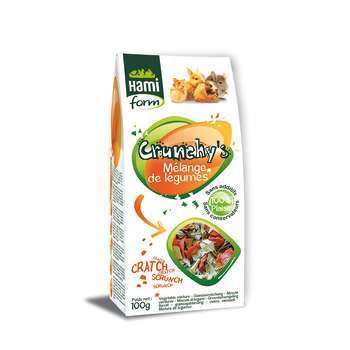 Crunchy's Mélange de légumes 100 gr pour rongeurs
