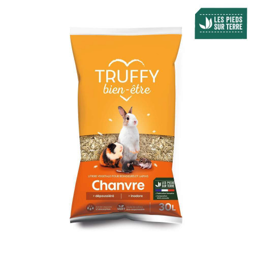 Litière végétale de chanvre pour rongeurs et lapin