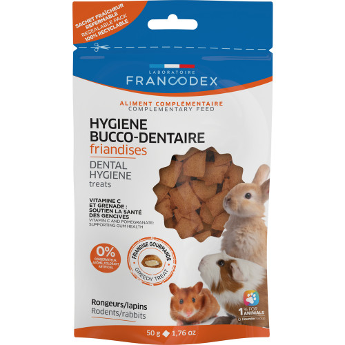 Friandises hygiène bucco-dentaire pour rongeurs /l