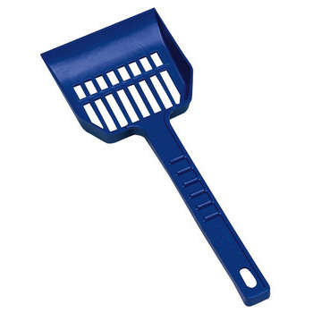 Pelle à litière en plastique avec grattoir 27,9x10