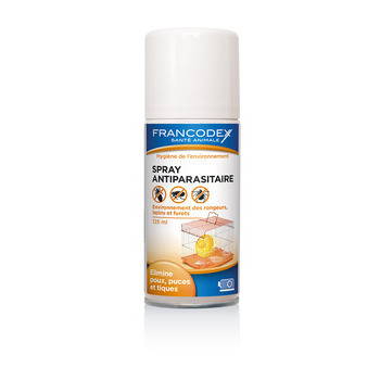 Spray antiparasitaire rongeurs : 125ml