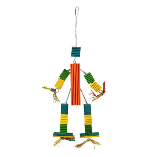 Jouet Wood Man pour grande perruche et perroquet