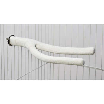 Double perchoir pour calopsittes et inséparables -