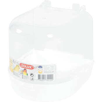 Baignoire extérieure fond blanc pour oiseau