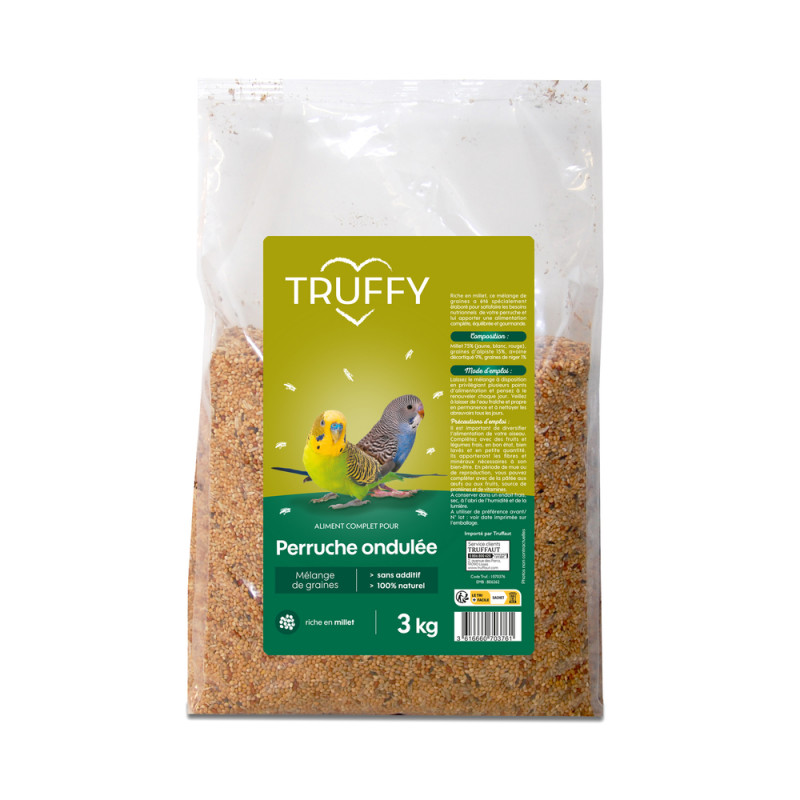 Mélange de graines pour perruches ondulées 3kg