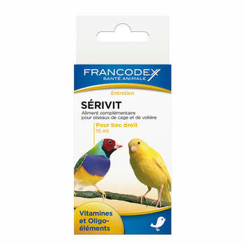 Aliment complémentaire Serivit pour oiseau à bec d