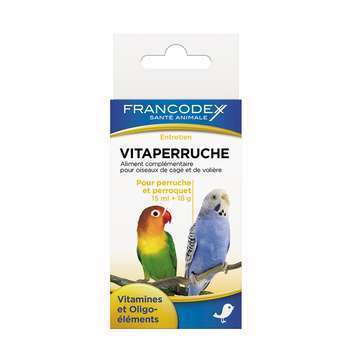 Aliment complémentaire Vitaperruche pour perruche,
