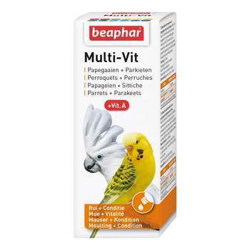 Multi-Vitamines perruches, perroquets : 50 ml