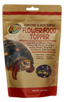 Flower Food Topper 40grs pour Tortues Terrestres