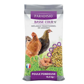 Alimentation poules mélange graines : 14,5 kg - Truffaut-Barentin