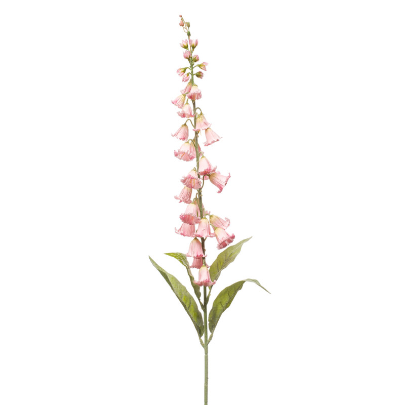 Fleur artificielle, tige de campanule rose - H. 96