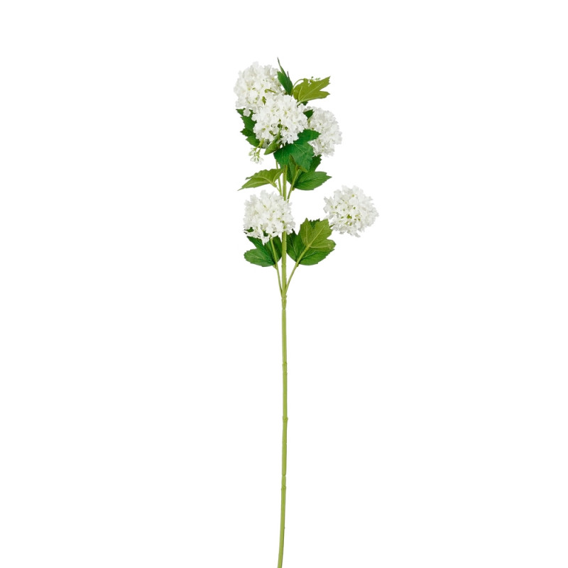 Fleur artificielle - Viburnum blanc L. 77cm