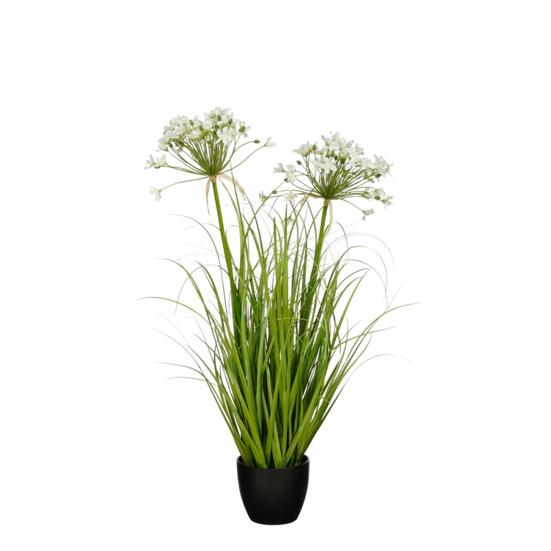 Plante artificielle - Allium ampeloprasum en pot b