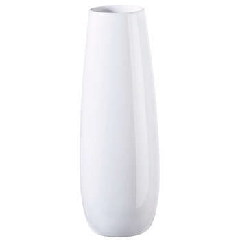 Vase : goutte, blanc, d.6xh.25cm