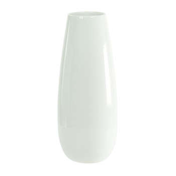 Vase Ease XL : céramique, blanc d.18xh.45cm