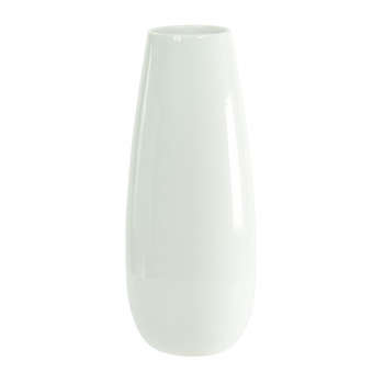 Vase Ease XL en céramique, blanc brillant Ø 18 x H