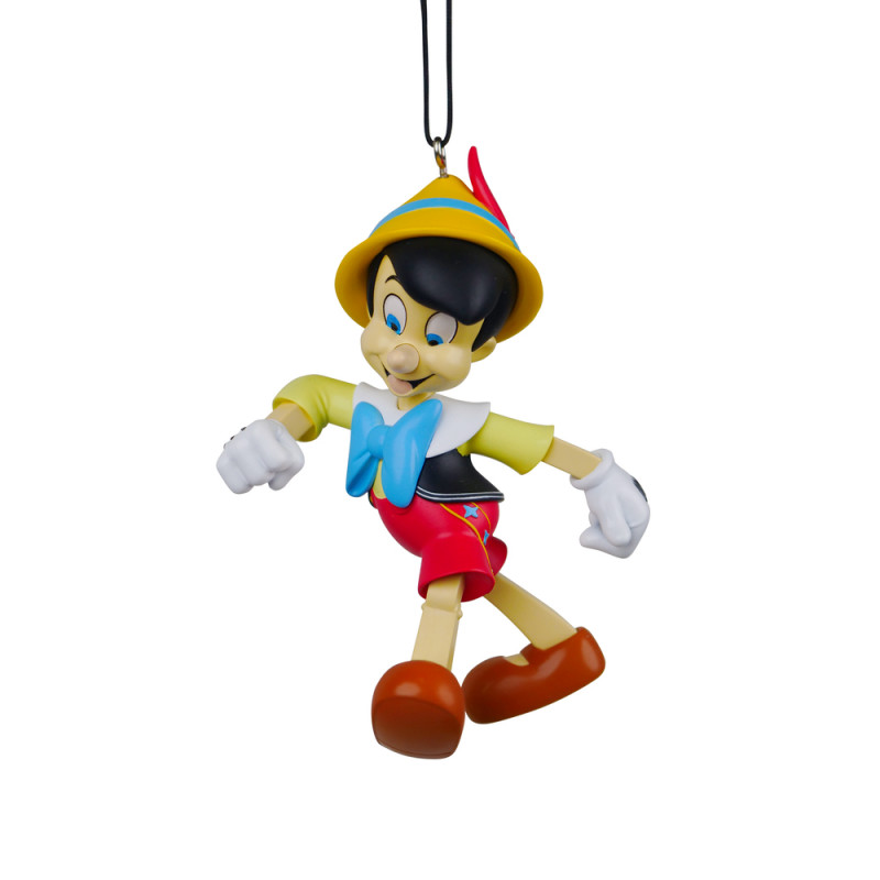 Suspension de Noël : Pinocchio, figurine résine Di
