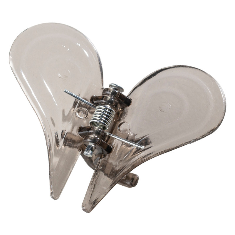 Clip Orchidée Clear platin