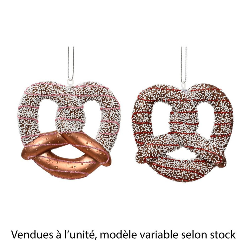 Décoration en verre à suspendre 'Bretzel', modèle