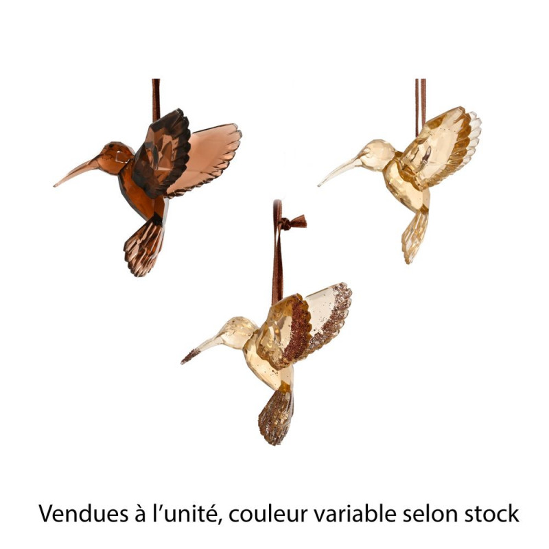Suspension de Noël 'Colibri', coloris variable - H