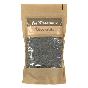 Sable décoratif 0,5mm gris pour décoration florale