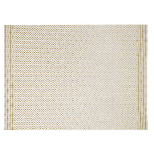 Set de table Archi ivoire et or - L45xl33cm