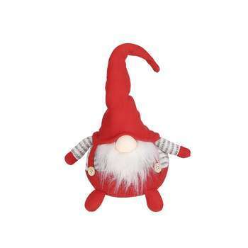 Gnome rouge à poser H. 36 cm