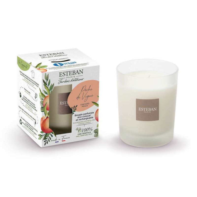 Bougie parfumée 180 g Pêche de vigne