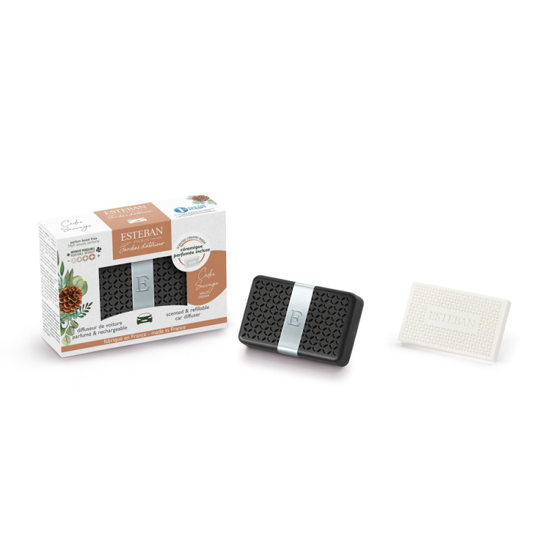 Diffuseur de voiture rechargeable Cèdre sauvage