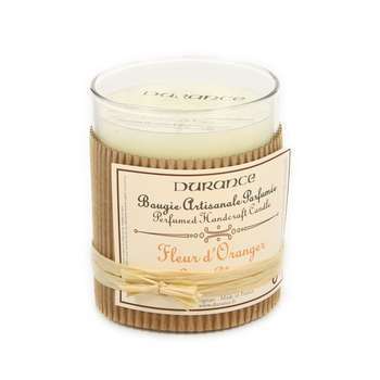 Bougie parfumée fleur d'oranger cire végétale rech