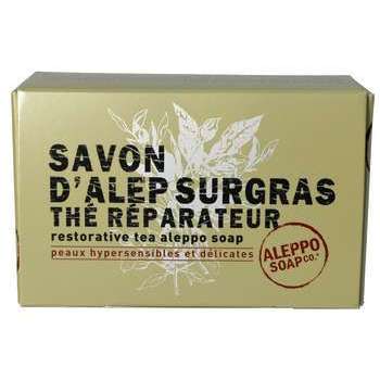 Savon d'Alep surgras : 150gr, Thé réparateur