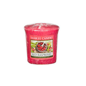 Bougie votive Framboise rouge : d.4,8cm