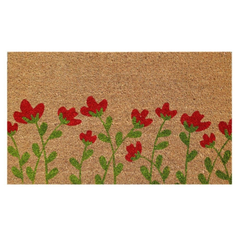 Paillasson 'Cocovea floraison', coloris naturel -