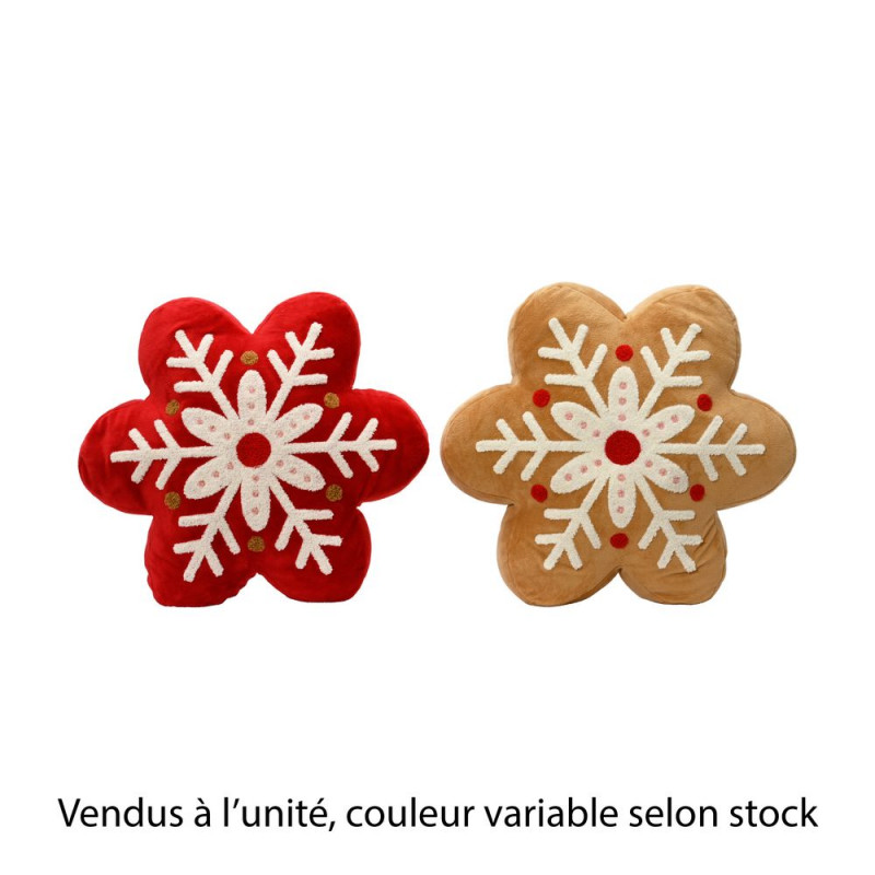 Coussin motif flacon, coloris variable - D. 38cm
