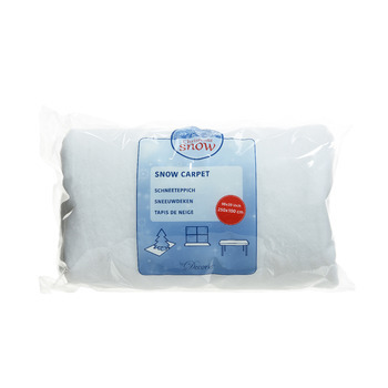 Tapis de neige PES 250x100cm Blanc