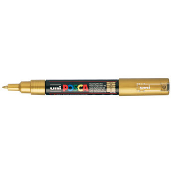 Marqueur peinture pointe extra fine conique Or